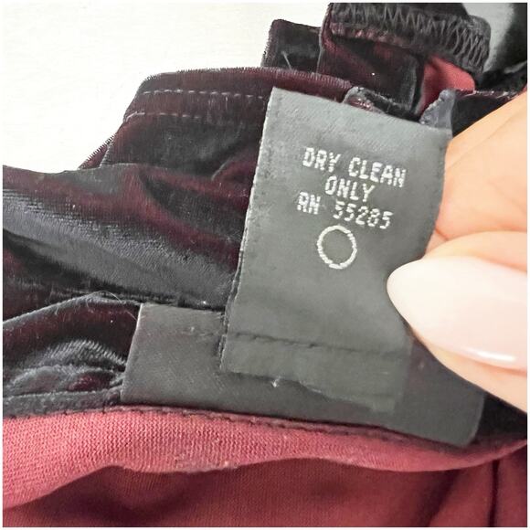 Express World Brand Y2K Velvet Button Down Two Tone Red Blue Size Large - Picture 14 of 16